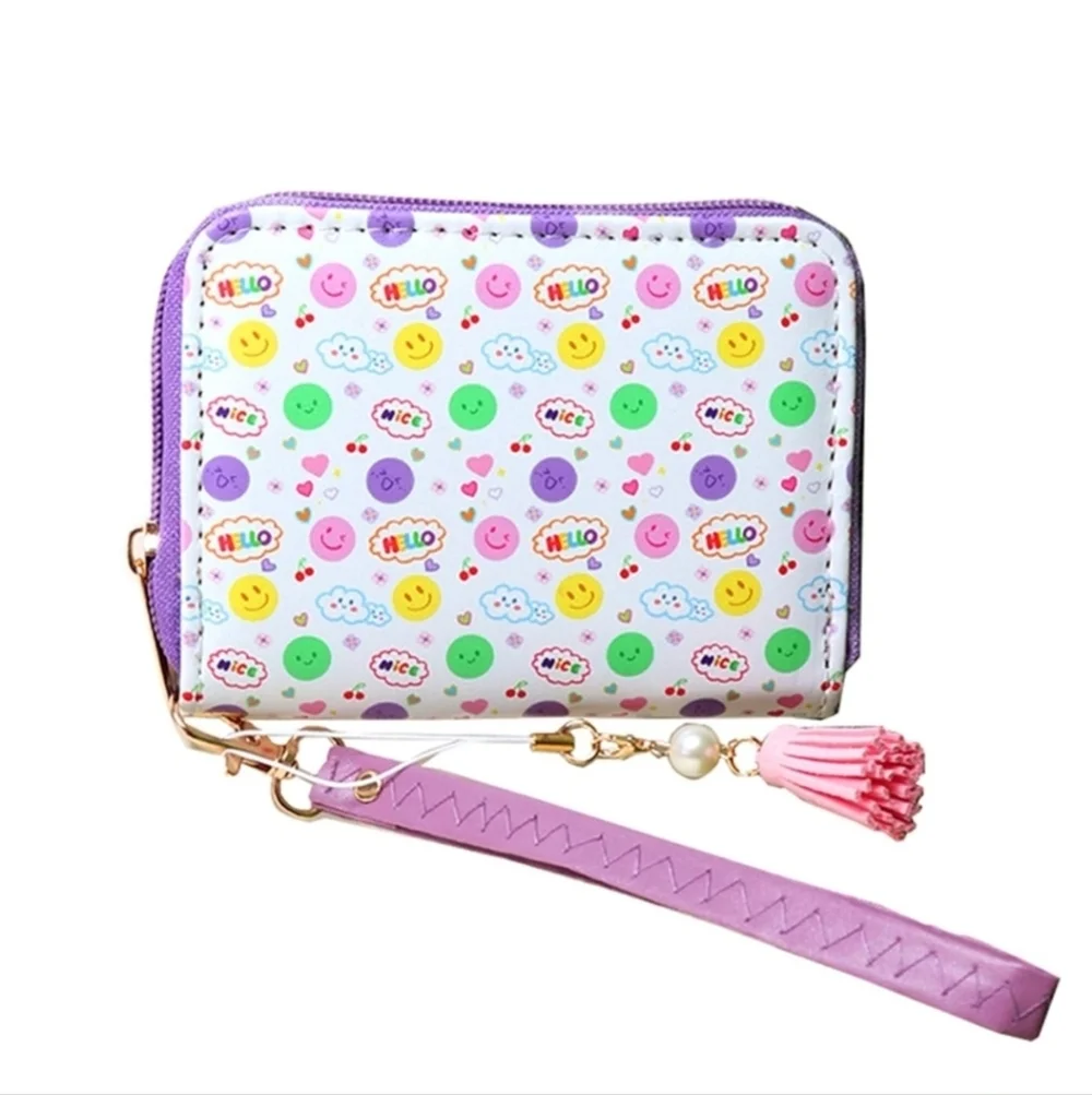 Colorful Kids Wallet with Wrist Strap